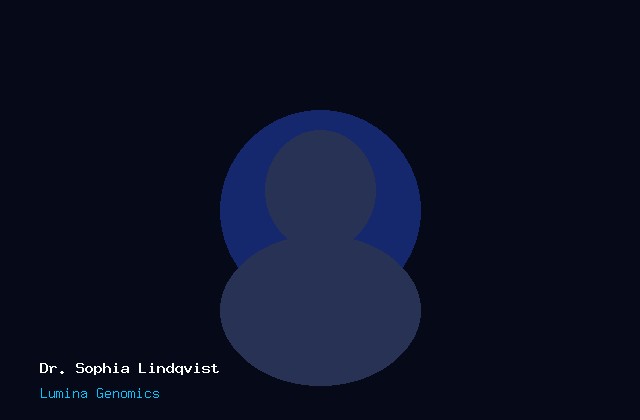 Dr. Sophia Lindqvist